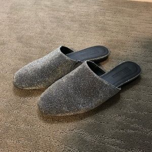 Glitter mules